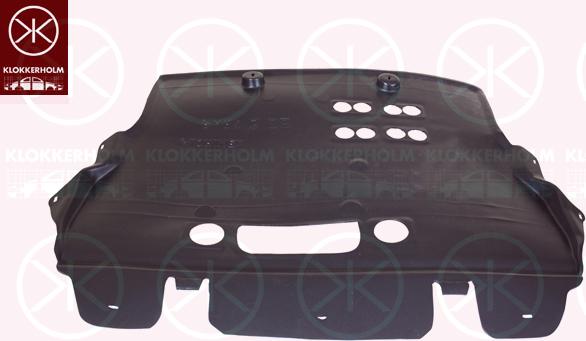 Klokkerholm 0552795 - Кожух двигателя autospares.lv