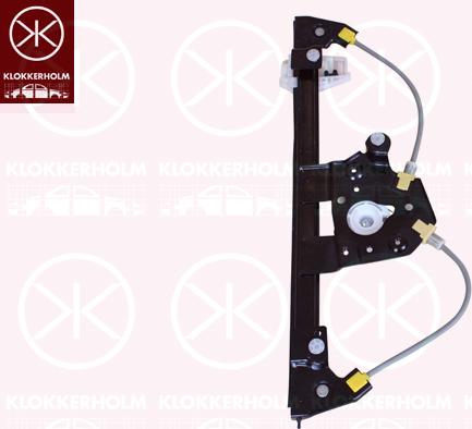 Klokkerholm 00851902 - Стеклоподъемник autospares.lv