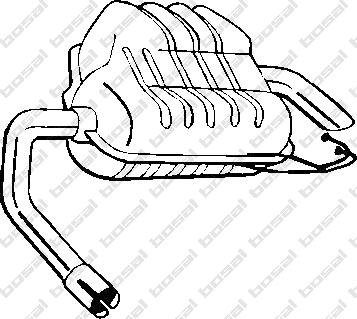 Klokkerholm 154-967 - Глушитель выхлопных газов, конечный autospares.lv