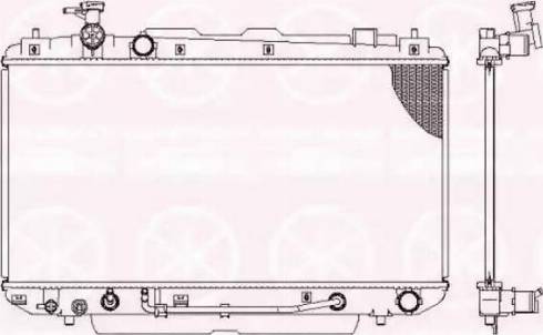 Klokkerholm 8179302299 - Радиатор, охлаждение двигателя autospares.lv