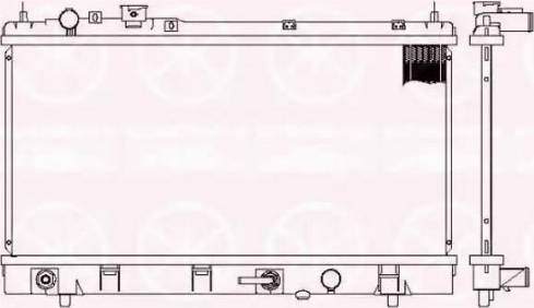 Klokkerholm 3407302173 - Радиатор, охлаждение двигателя autospares.lv