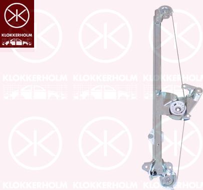 Klokkerholm 35271901 - Стеклоподъемник autospares.lv