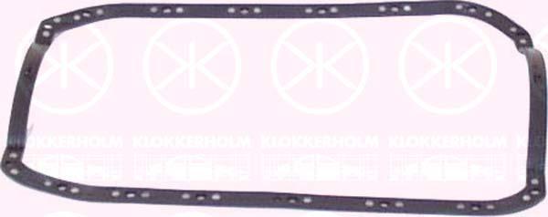 Klokkerholm 2020481 - Прокладка, масляная ванна autospares.lv