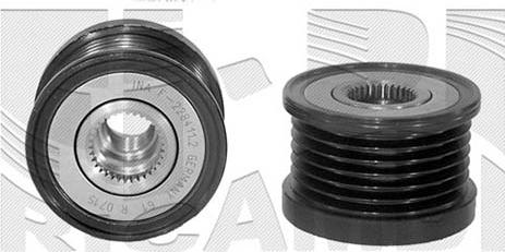 KM International FI10210 - Шкив генератора, муфта autospares.lv