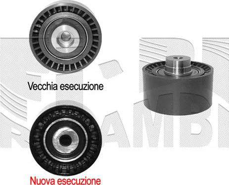 KM International FI12810 - Направляющий ролик, зубчатый ремень ГРМ autospares.lv