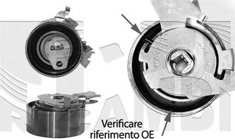 KM International FI12270 - Натяжной ролик, зубчатый ремень ГРМ autospares.lv