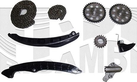 KM International KCD171 - Комплект цепи привода распредвала autospares.lv