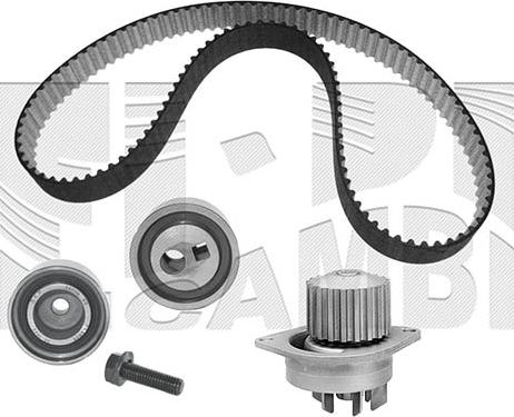 KM International WKFI041 - Водяной насос + комплект зубчатого ремня ГРМ autospares.lv