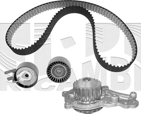 KM International WKFI201 - Водяной насос + комплект зубчатого ремня ГРМ autospares.lv