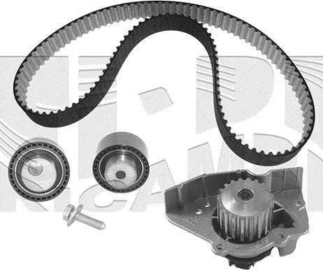 KM International WKFI210 - Водяной насос + комплект зубчатого ремня ГРМ autospares.lv