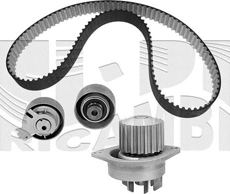 KM International WKFI224 - Водяной насос + комплект зубчатого ремня ГРМ autospares.lv