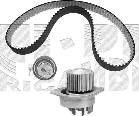 KM International WKFI227 - Водяной насос + комплект зубчатого ремня ГРМ autospares.lv