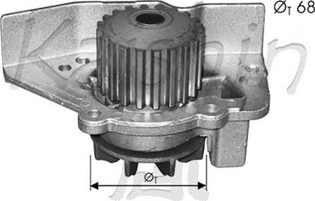 KM International WPK350 - Водяной насос autospares.lv