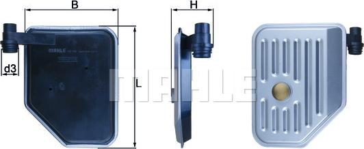 KNECHT HX 156 - Гидрофильтр, автоматическая коробка передач autospares.lv