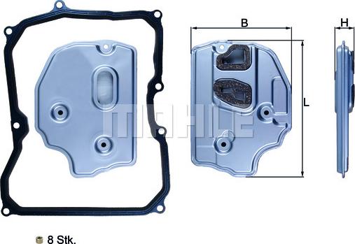 KNECHT HX 150KIT - Гидрофильтр, автоматическая коробка передач autospares.lv