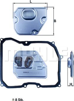 KNECHT HX 169KIT - Гидрофильтр, автоматическая коробка передач autospares.lv