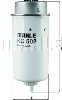 KNECHT KC 502 - Топливный фильтр autospares.lv