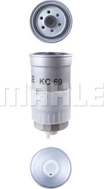 KNECHT KC 69 - Топливный фильтр autospares.lv