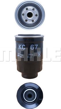 KNECHT KC 67 - Топливный фильтр autospares.lv