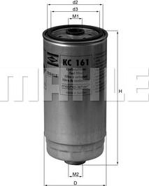 KNECHT KC 161 - Топливный фильтр autospares.lv
