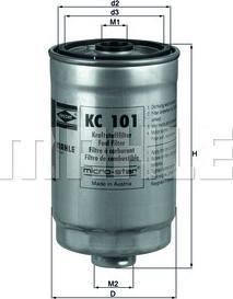 KNECHT KC 101 - Топливный фильтр autospares.lv