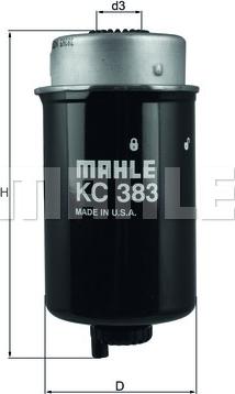 KNECHT KC 383 - Топливный фильтр autospares.lv