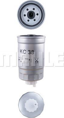 KNECHT KC 38 - Топливный фильтр autospares.lv