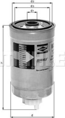 KNECHT KC 32 - Топливный фильтр autospares.lv