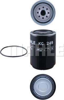 KNECHT KC 249D - Топливный фильтр autospares.lv