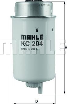 KNECHT KC 204 - Топливный фильтр autospares.lv