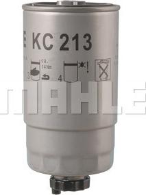 KNECHT KC 213 - Топливный фильтр autospares.lv
