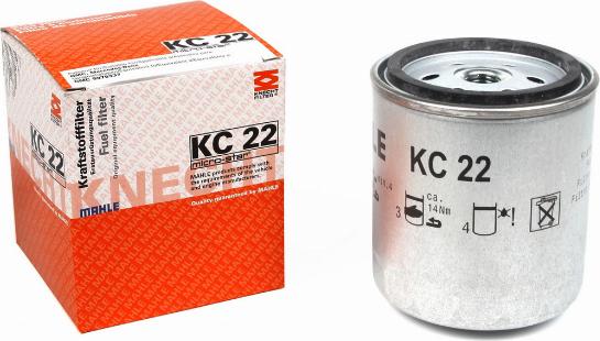 KNECHT KC 22 - Топливный фильтр autospares.lv