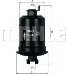 KNECHT KL 543 - Топливный фильтр autospares.lv