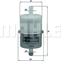 KNECHT KL 150 OF - Топливный фильтр autospares.lv