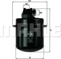 KNECHT KL 109 - Топливный фильтр autospares.lv