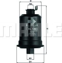KNECHT KL 129 - Топливный фильтр autospares.lv