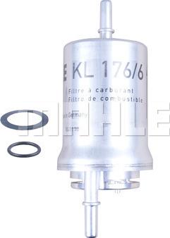 KNECHT KL 176/6D - Топливный фильтр autospares.lv