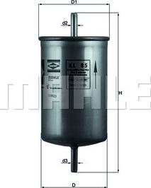 KNECHT KL 85 - Топливный фильтр autospares.lv