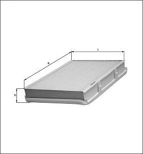 KNECHT LA13 - Фильтр воздуха в салоне autospares.lv