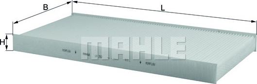 KNECHT LA 252 - Фильтр воздуха в салоне autospares.lv