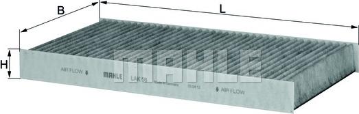 KNECHT LAK 56 - Фильтр воздуха в салоне autospares.lv