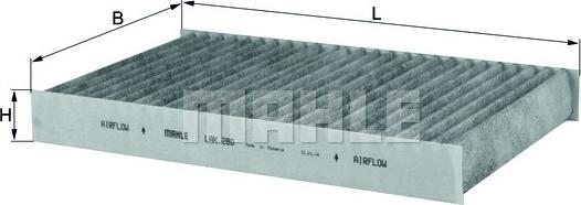 KNECHT LAK 280 - Фильтр воздуха в салоне autospares.lv