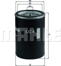 KNECHT LC 4 - Воздушный фильтр, турбокомпрессор autospares.lv