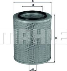 KNECHT LX 562 - Воздушный фильтр, двигатель autospares.lv