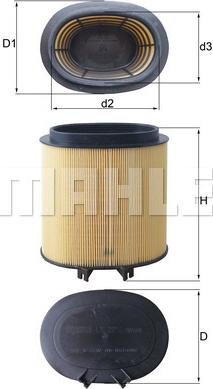 KNECHT LX 2974 - Воздушный фильтр, двигатель autospares.lv