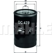 KNECHT OC 479 - Масляный фильтр autospares.lv