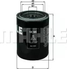 KNECHT OC 585 - Масляный фильтр autospares.lv