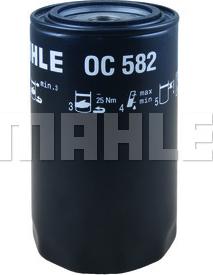 KNECHT OC 582 - Масляный фильтр autospares.lv