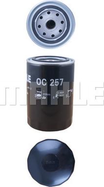 KNECHT OC 257 - Масляный фильтр autospares.lv