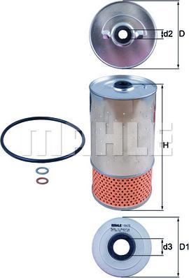 KNECHT OX 78D - Масляный фильтр autospares.lv